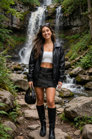 Sampeel Women’s Leather Jacket